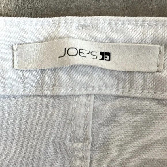 JOE'S JEANS Chastity High-Rise Straight Crop Denim Jeans White, Size 30 - Picture 9 of 11